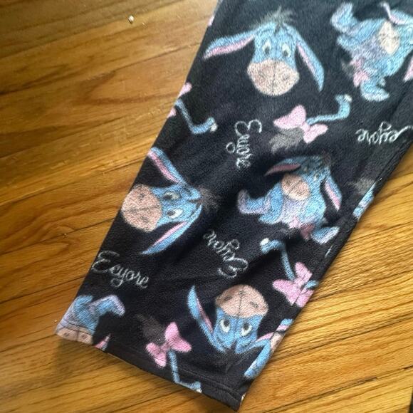 Disney Winnie the Pooh Eeyore Fleece 2-Piece Pajama Set – Women’s XL - Picture 2 of 7